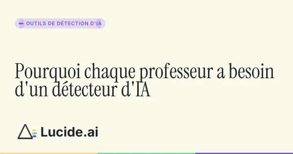 Un professeur utilise un détecteur d'IA pour vérifier des copies