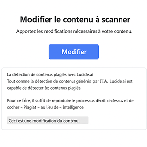 Modifier Contenu Scan